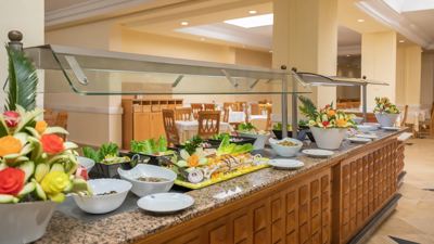 All inclusive buffet restaurant at El Mouradi Port El Kantaoui All inclusive buffet restaurant at El Mouradi Port El Kantaoui