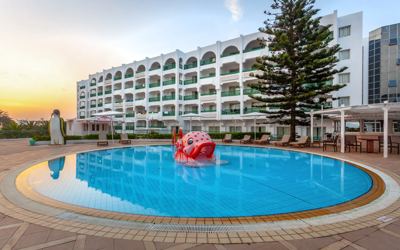 Children's pool and hotel building at El Mouradi Palace